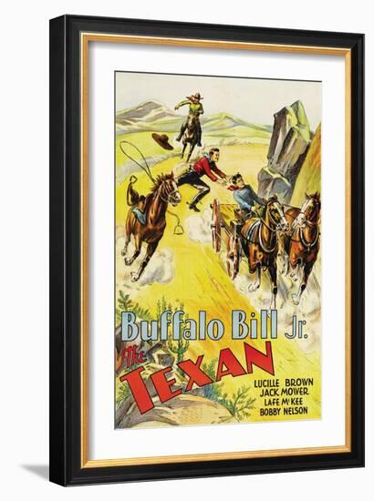 Texan-null-Framed Art Print