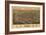 Texarkana, Texas - Panoramic Map-Lantern Press-Framed Art Print