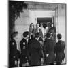 Texas A&M ROTC Cadet Corps Military Ball, Early Good Night is Said After Ball by Five Girls-Frank Scherschel-Mounted Photographic Print