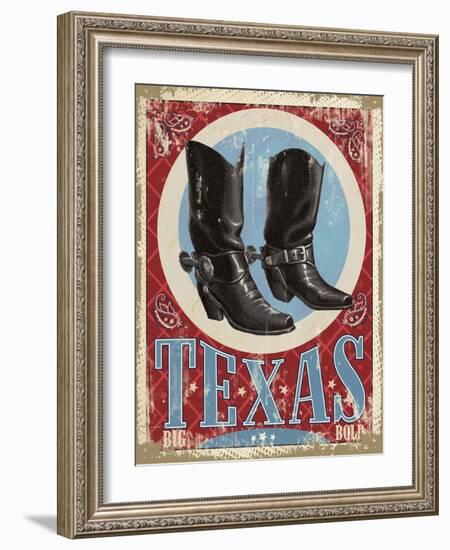 Texas Bold-null-Framed Giclee Print