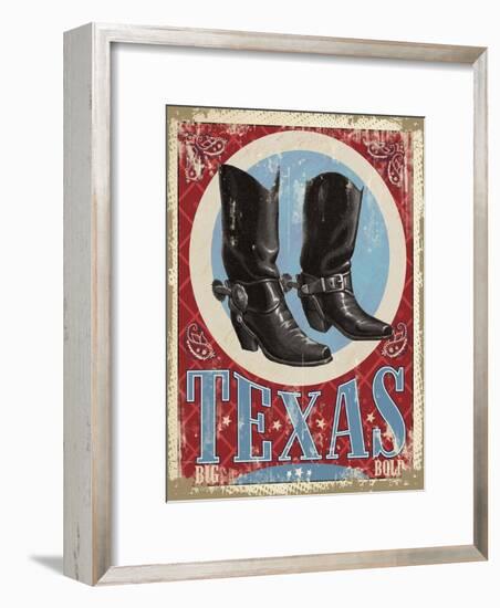 Texas Bold-null-Framed Giclee Print