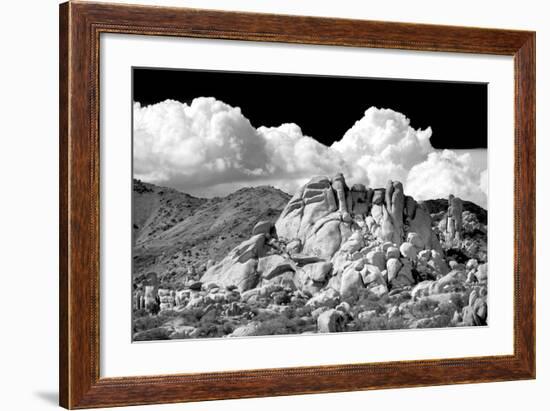 Texas Canyon Rocks BW-Douglas Taylor-Framed Photo
