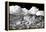 Texas Canyon Rocks BW-Douglas Taylor-Framed Stretched Canvas