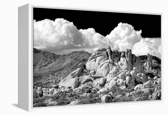 Texas Canyon Rocks BW-Douglas Taylor-Framed Stretched Canvas