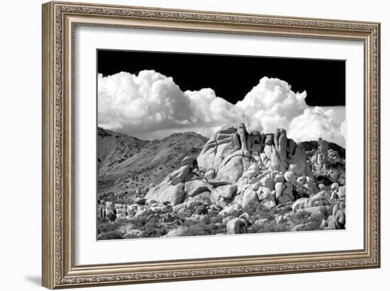 Texas Canyon Rocks BW-Douglas Taylor-Framed Photo