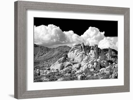 Texas Canyon Rocks BW-Douglas Taylor-Framed Photo