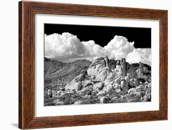 Texas Canyon Rocks BW-Douglas Taylor-Framed Photo