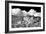 Texas Canyon Rocks BW-Douglas Taylor-Framed Photo