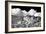 Texas Canyon Rocks BW-Douglas Taylor-Framed Photo