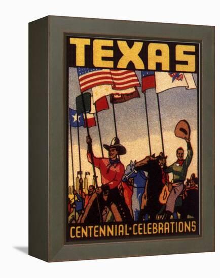 Texas Centennial Celebrations, c.1936-null-Framed Premier Image Canvas