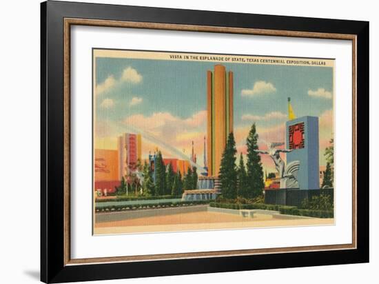 Texas Centennial Exposition, Dallas-null-Framed Art Print