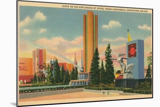 Texas Centennial Exposition, Dallas-null-Mounted Art Print