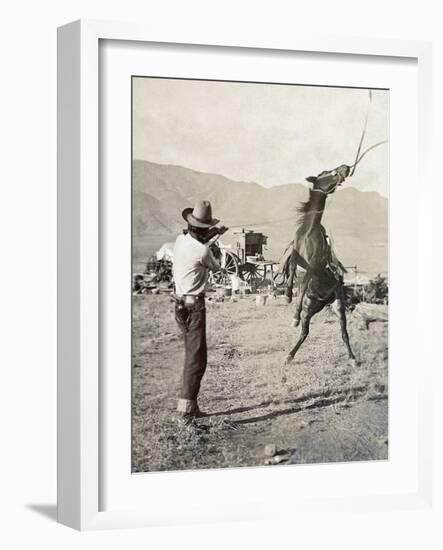 Texas: Cowboy, c1910-Erwin Evans Smith-Framed Giclee Print