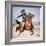 Texas Cowboy-Stanley L Wood-Framed Giclee Print