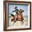 Texas Cowboy-Stanley L Wood-Framed Giclee Print