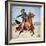 Texas Cowboy-Stanley L Wood-Framed Giclee Print