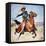 Texas Cowboy-Stanley L Wood-Framed Premier Image Canvas