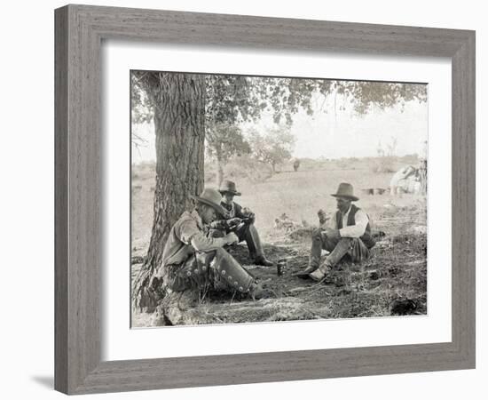 Texas: Cowboys, c1908-Erwin Evans Smith-Framed Giclee Print