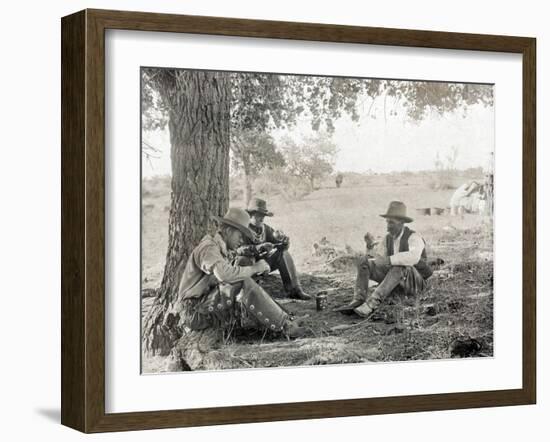 Texas: Cowboys, c1908-Erwin Evans Smith-Framed Giclee Print