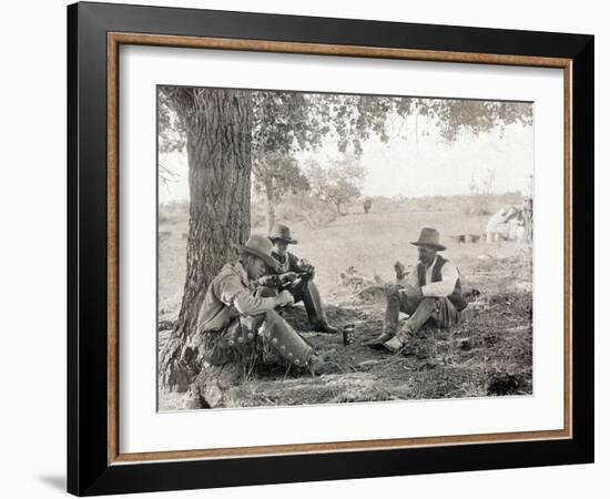 Texas: Cowboys, c1908-Erwin Evans Smith-Framed Giclee Print