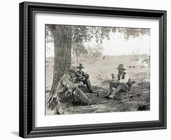 Texas: Cowboys, c1908-Erwin Evans Smith-Framed Giclee Print