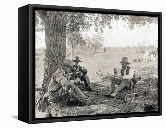 Texas: Cowboys, c1908-Erwin Evans Smith-Framed Premier Image Canvas