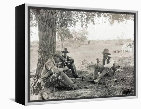 Texas: Cowboys, c1908-Erwin Evans Smith-Framed Premier Image Canvas