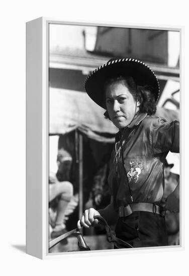 Texas: Cowgirl, 1940-Russell Lee-Framed Premier Image Canvas