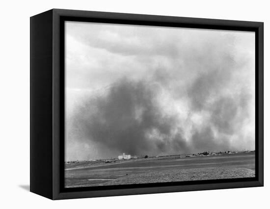 Texas Dust Storm-Russell Lee-Framed Premier Image Canvas