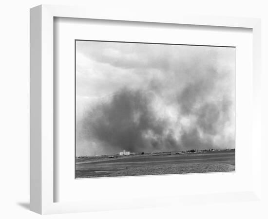 Texas Dust Storm-Russell Lee-Framed Photographic Print