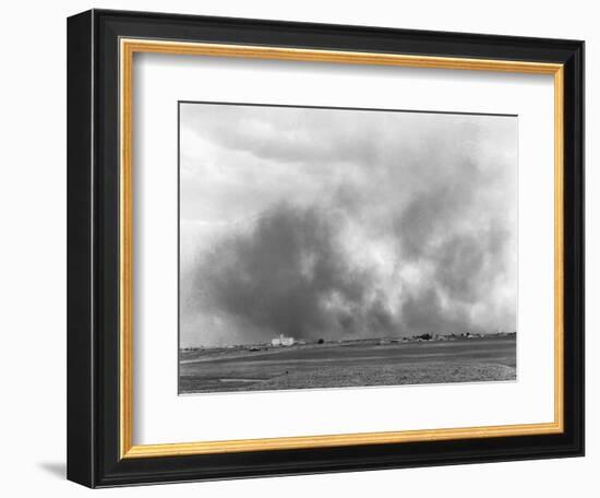 Texas Dust Storm-Russell Lee-Framed Photographic Print