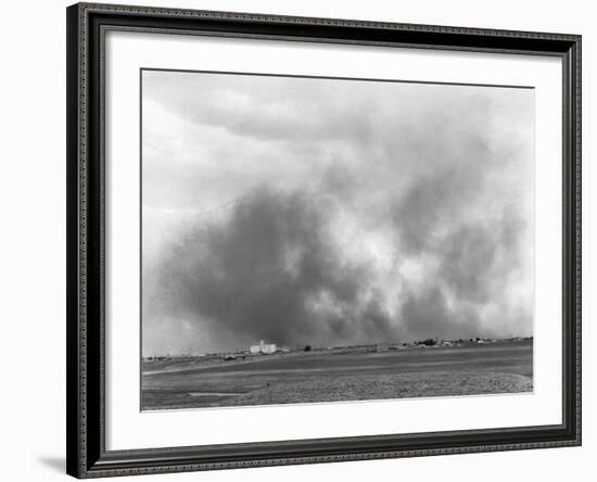 Texas Dust Storm-Russell Lee-Framed Photographic Print