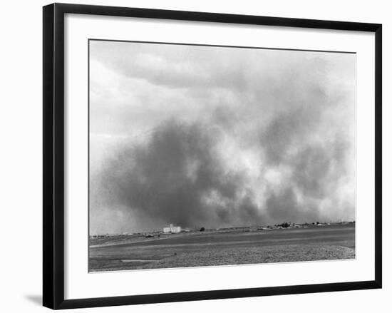 Texas Dust Storm-Russell Lee-Framed Photographic Print