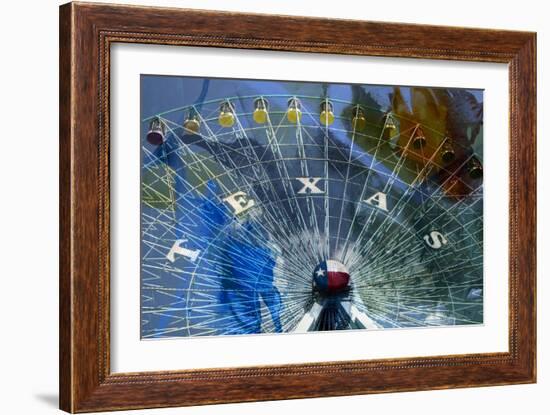 Texas Ferris Wheel-Sisa Jasper-Framed Art Print