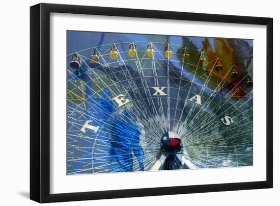 Texas Ferris Wheel-Sisa Jasper-Framed Art Print