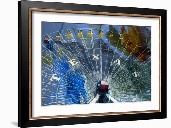 Texas Ferris Wheel-Sisa Jasper-Framed Art Print