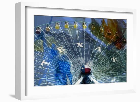 Texas Ferris Wheel-Sisa Jasper-Framed Art Print