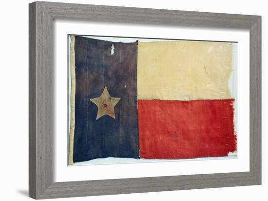 Texas Flag, 1842-null-Framed Giclee Print