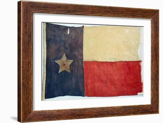 Texas Flag, 1842-null-Framed Giclee Print