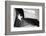 Texas Flag BW-John Gusky-Framed Photographic Print