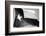 Texas Flag BW-John Gusky-Framed Photographic Print