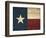 Texas Flag-Jace Grey-Framed Art Print