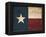 Texas Flag-Jace Grey-Framed Stretched Canvas