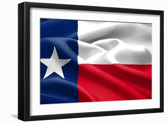 Texas Flag-Xtremer-Framed Art Print