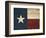 Texas Flag-Jace Grey-Framed Art Print