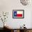 Texas Grunge Flag-TINTIN75-Framed Art Print displayed on a wall