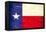 Texas Grunge Flag-TINTIN75-Framed Stretched Canvas