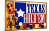 Texas Hold 'Em-null-Mounted Giclee Print