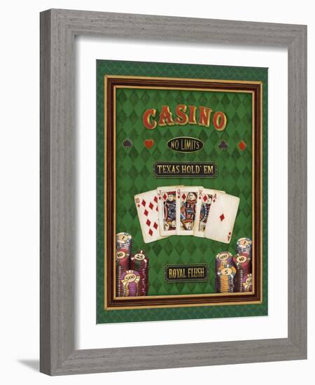 Texas Hold 'Em-Daphne Brissonnet-Framed Art Print