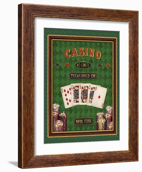 Texas Hold 'Em-Daphne Brissonnet-Framed Art Print